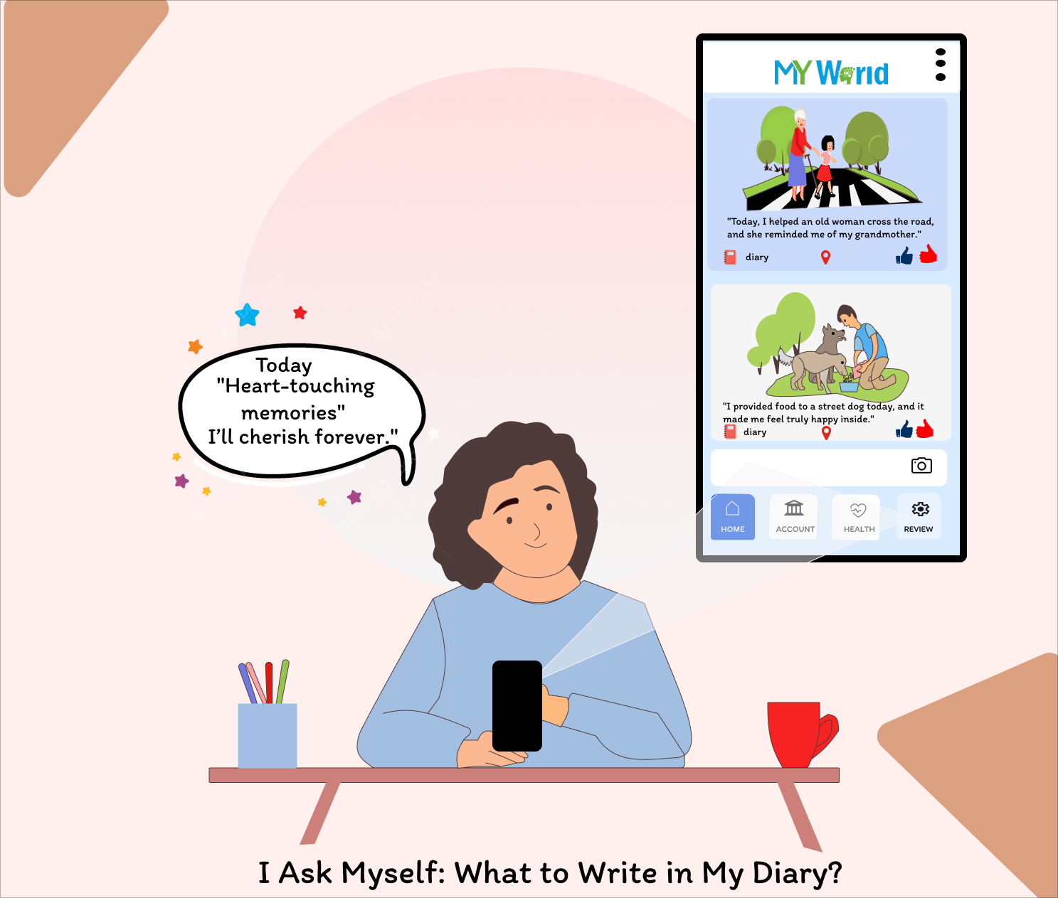 I Ask Myself: What to Write in My Diary?